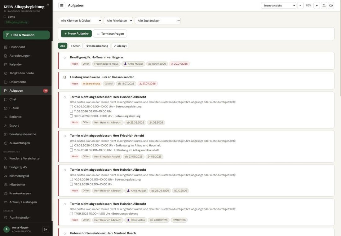 Aufgaben – Web
