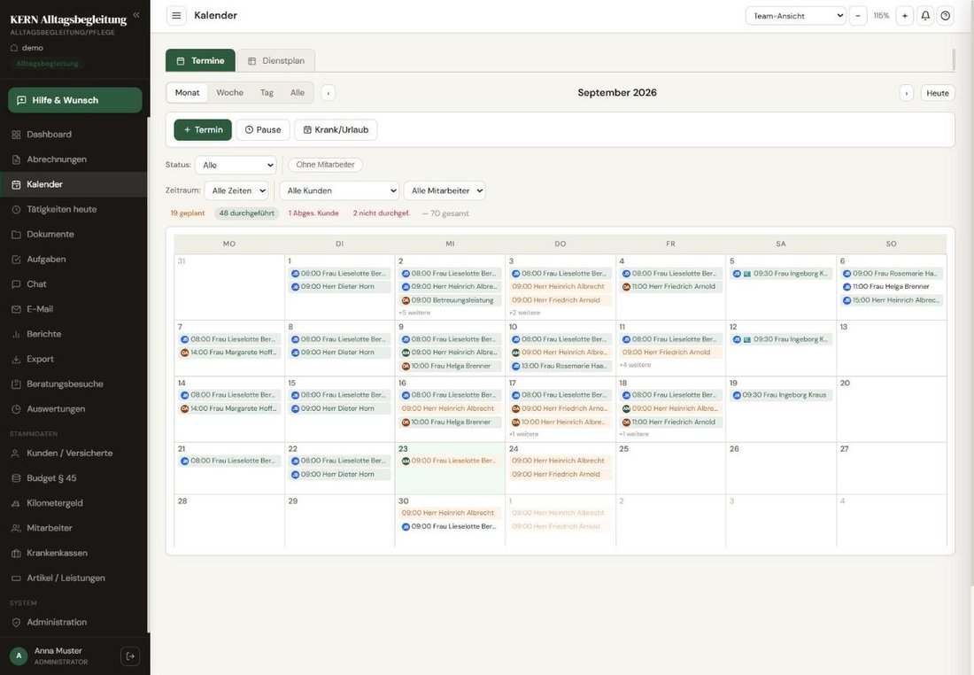Kalender – Web